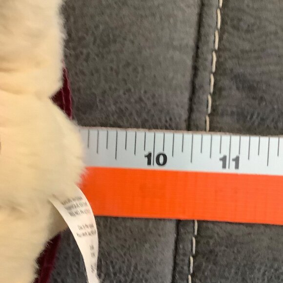 Vtg Pier 1 Imports Hopper Bunny Rabbit Plush Polka Dot Dress Floral Ears Feet 9” - Picture 5 of 5